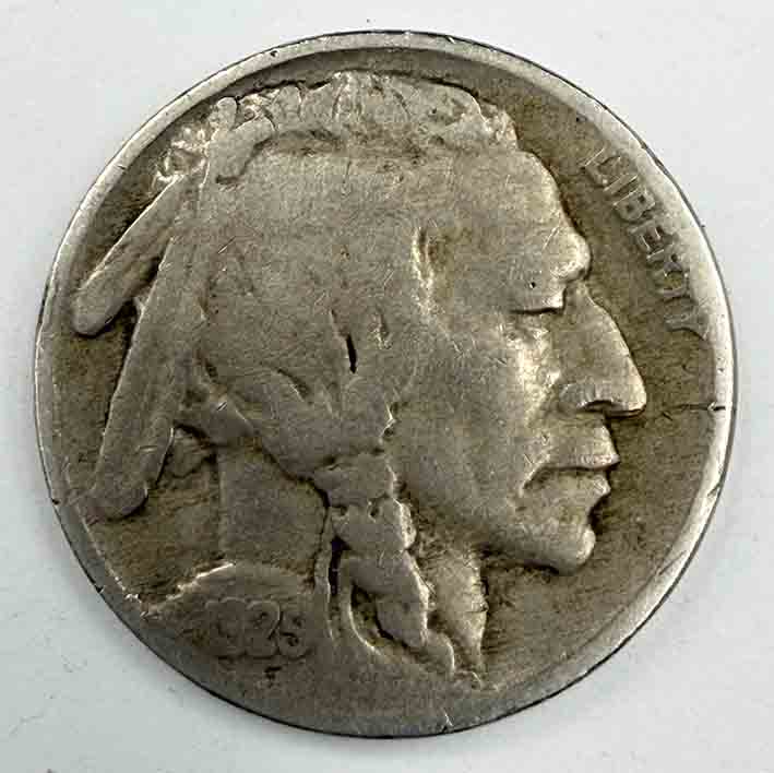 United States 5 cents Buffalo Nickel 1925 KM#134 United States 5 cents Buffalo Nickel 1925 KM#134