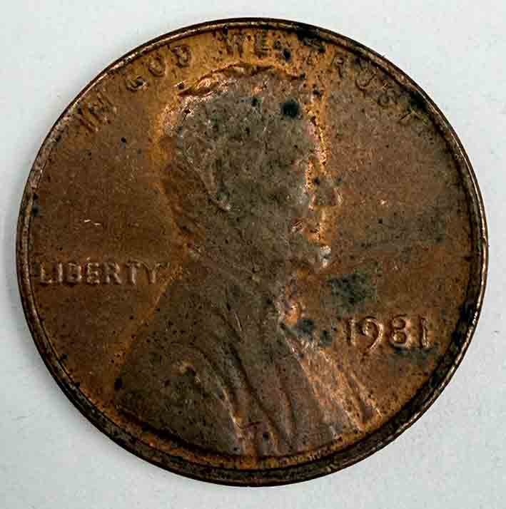 United States 1 cent Lincoln Cent 1981 KM#201 United States 1 cent Lincoln Cent 1981 KM#201