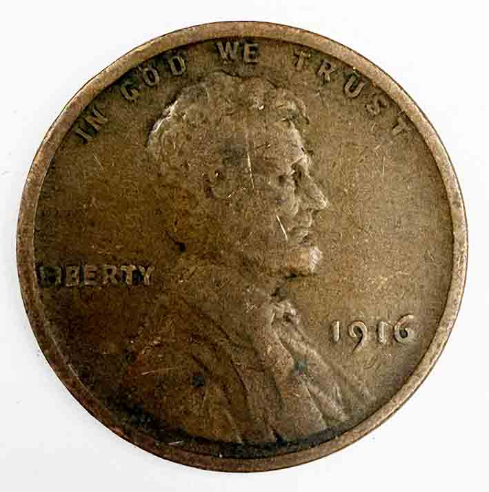 United States 1 cent Lincoln Cent 1916 KM#132