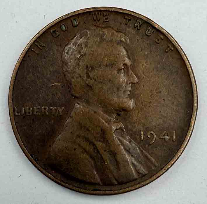 United States 1 cent Lincoln Cent 1941 KM#132