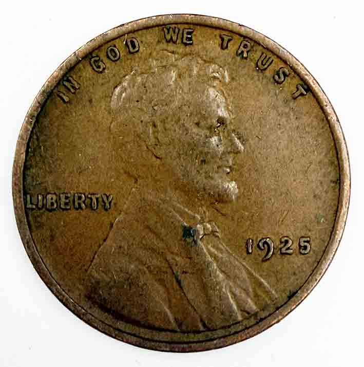 United States 1 cent Lincoln Cent 1925 KM#132