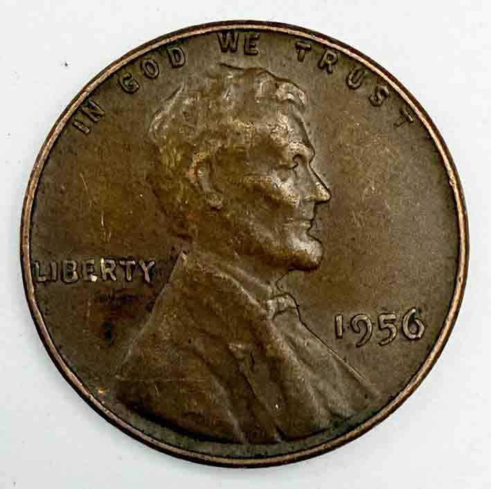 United States 1 cent Lincoln Cent 1956 KM#A132