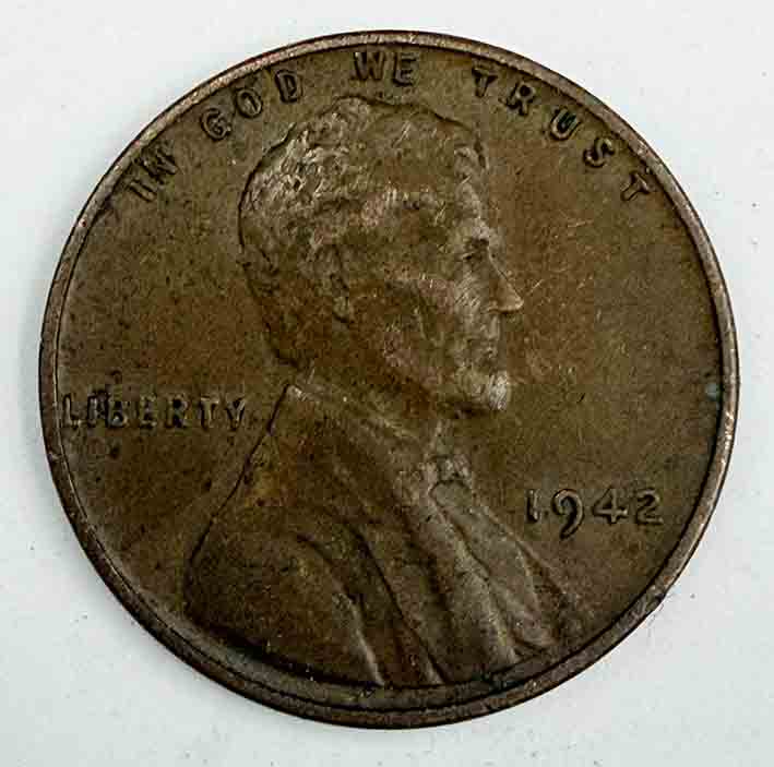 United States 1 cent Lincoln Cent 1942 KM#A132