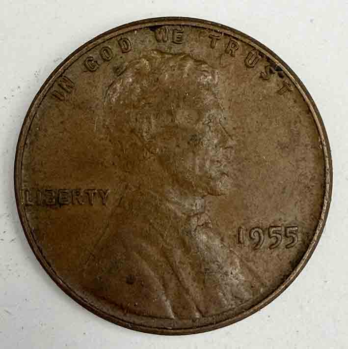 United States 1 cent Lincoln Cent 1955 KM#A132