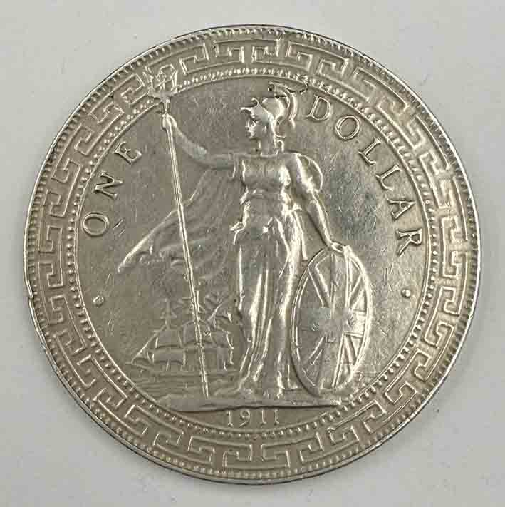 Great Britain Trade Dollar 1911