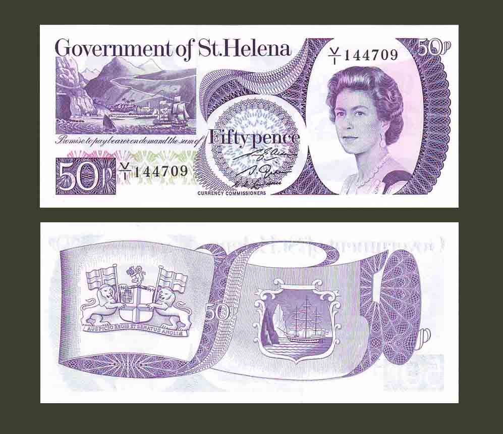 St.Helena 50 pence 1979 P5 UNC