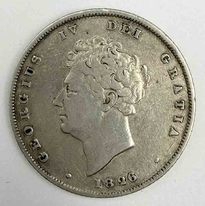 Great Britain 1 Shilling 1826 KM#694