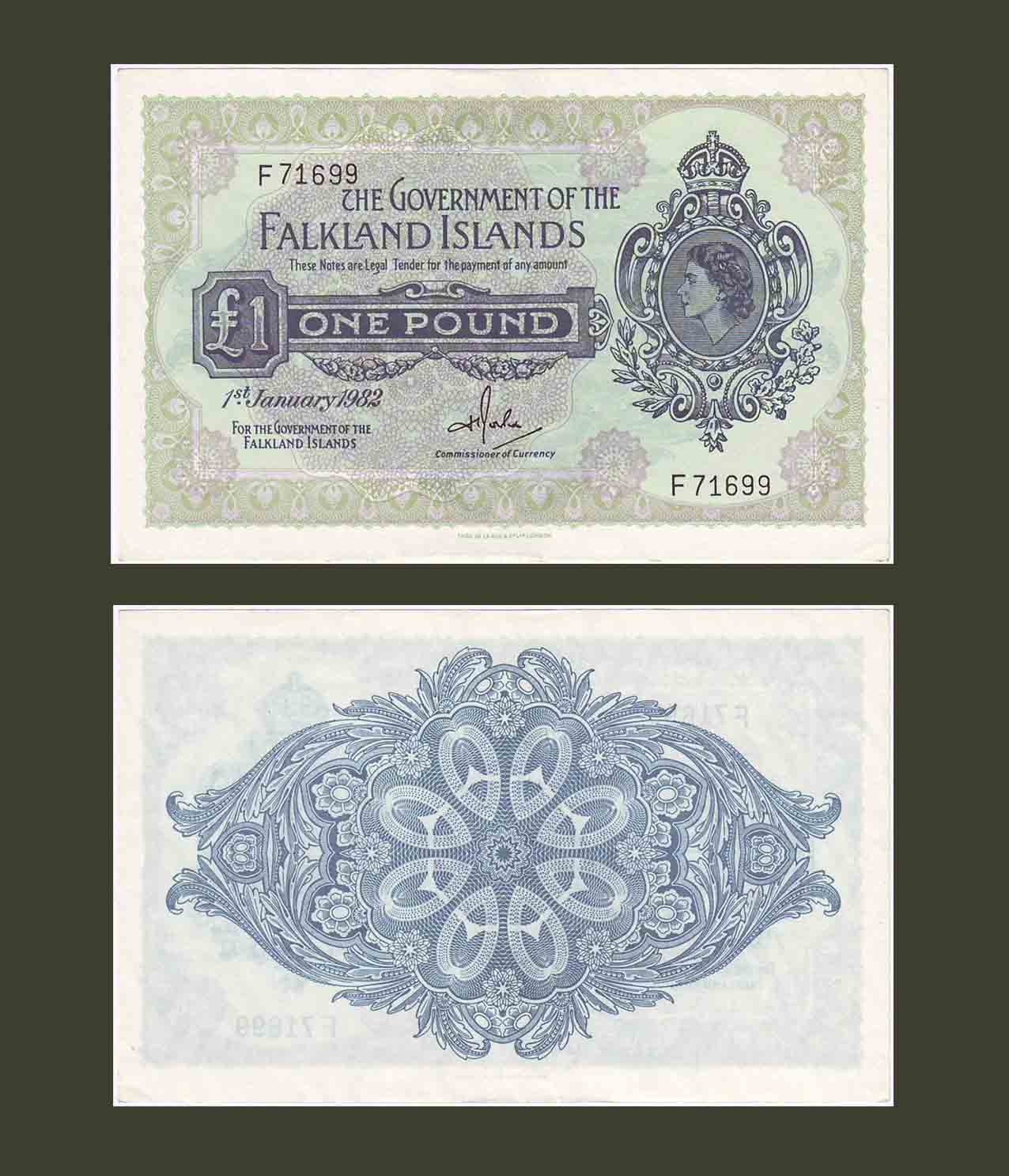 Falkland Islands 1 Pound 1982 P8d