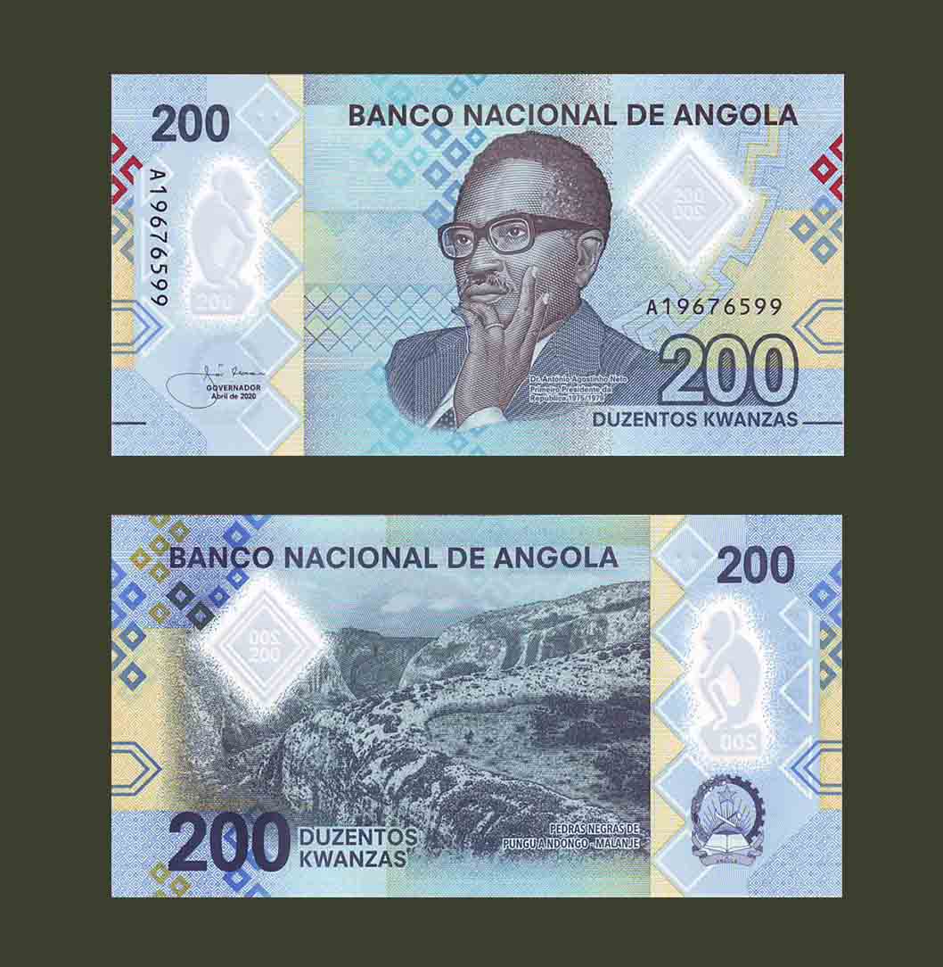 Angola 200 Kwanzas 2020 P160 UNC
