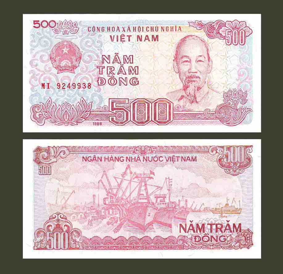 Viet Nam 500 Dong 1988 P101 UNC