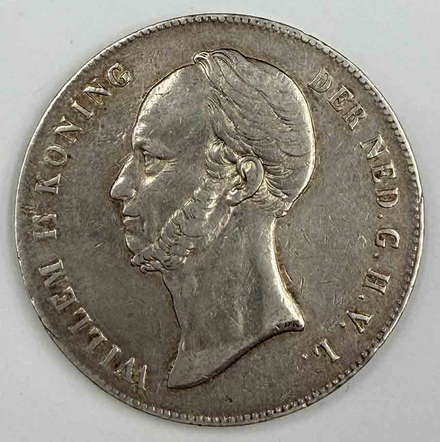 Netherlands 2½ Gulden 1847 KM#69.2