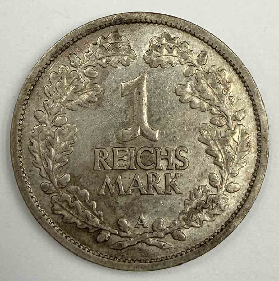 Германия 1 рейхсмарка 1925 A KM#44