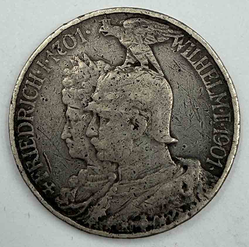 Germany Prussia 2 Mark 1901 KM#525