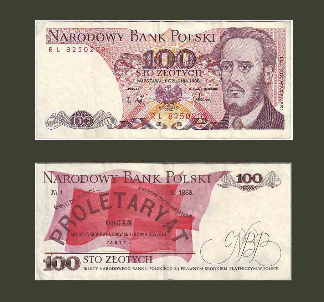 Poland 100 Zlotych 1988 P143e VF-XF