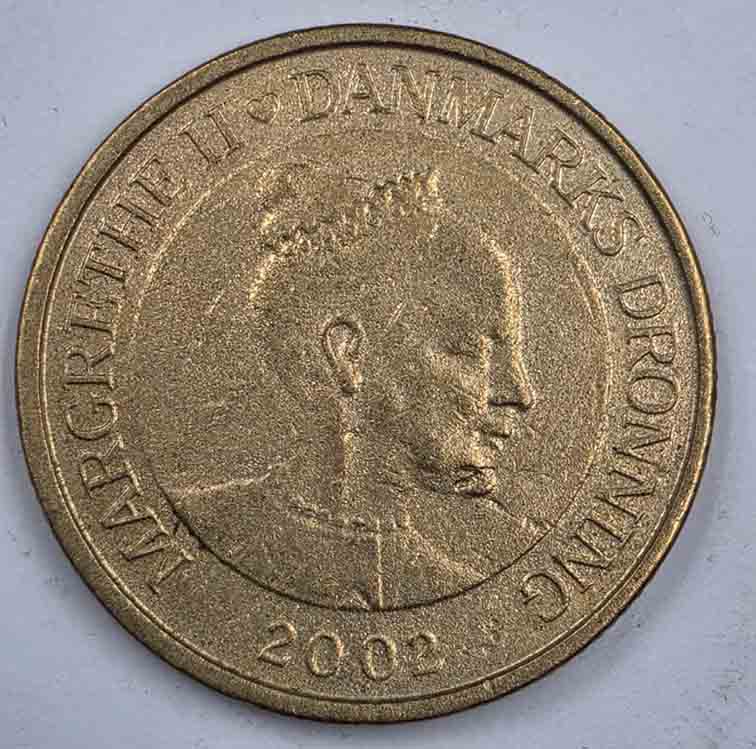 Denmark 20 Kroner 2002 KM#889