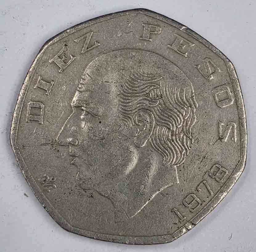 Mexico 10 pesos 1978 KM#477